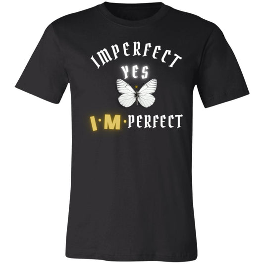 3001C Unisex Jersey Short-Sleeve T-Shirt-YES IMPERFECT BUTTERFLY