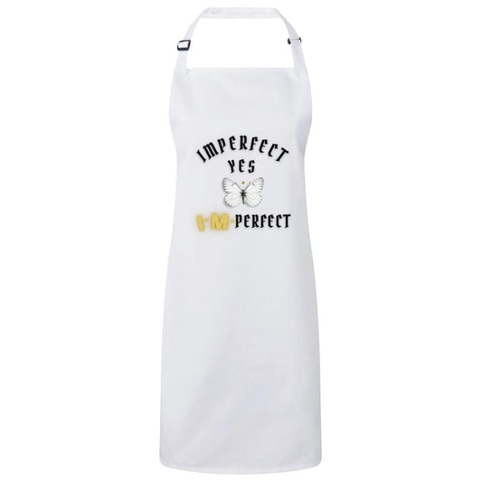 RP150 Sustainable Unisex Bib Light Apron-YES IMPERFECT BUTTERFLY
