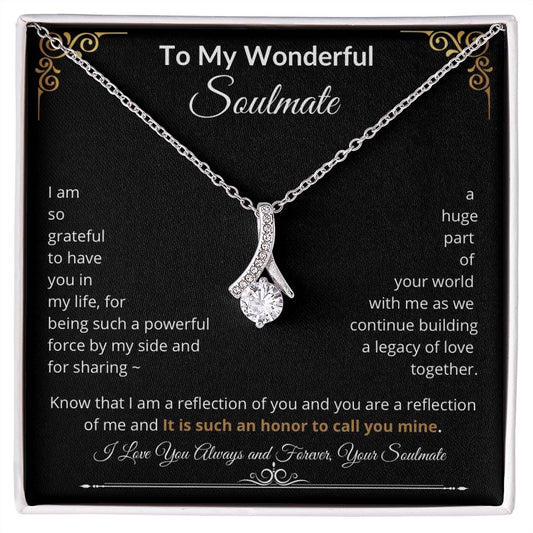 Alluring Beauty Necklace - To My Soulmate - PBB
